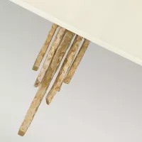 Lampa wisząca Spyre - 6 źródeł światła - Szampańskie złoto