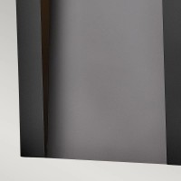 Duża latarnia naścienna LED Taper - Teksturowana czerń