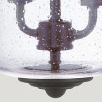 Średnia latarnia naścienna Willoughby - 2 źródła światła - Olejowany brąz