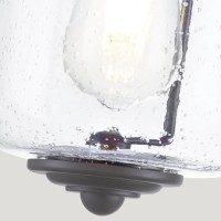 Mała latarnia naścienna Willoughby - 1 źródło światła - Olejowany brąz