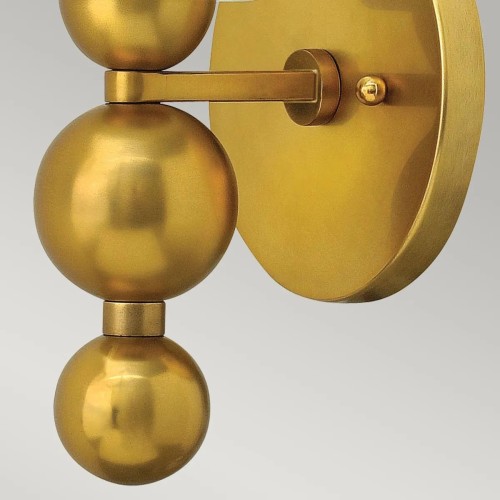 Kinkiet Zelda - 1 źródło światła - Vintage mosiądz