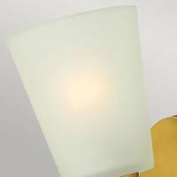 Kinkiet Zelda - 1 źródło światła - Vintage mosiądz