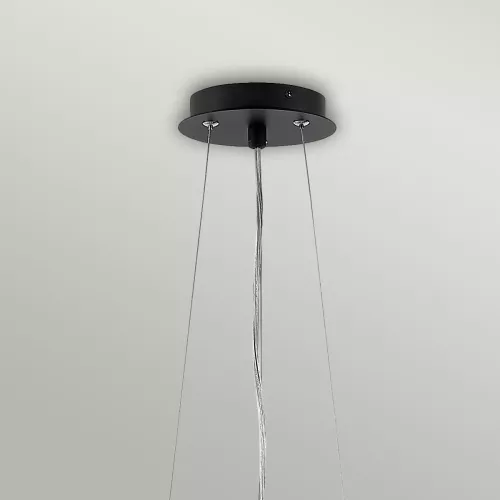 Lampa wisząca Zuma - 6 źródeł światła - Satynowy czarny, złoty