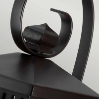 Latarnia naścienna Hythe - 1 źródło światła - Postarzany brąz