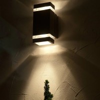 Latarnia naścienna LED Jannik 2 - Grafitowy