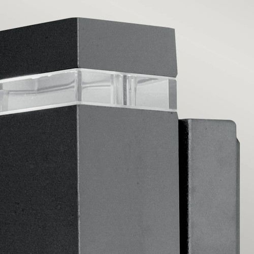 Latarnia naścienna LED Jannik 2 - Grafitowy