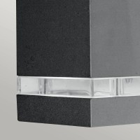 Latarnia naścienna LED Jannik 2 - Grafitowy