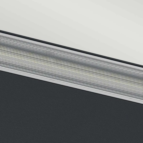 Średnia latarnia naścienna LED Jens - Czarny