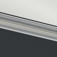 Średnia latarnia naścienna LED Jens - Czarny