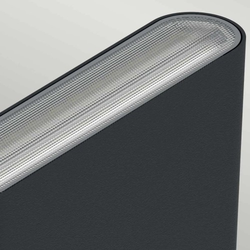 Mała latarnia naścienna LED Jens - Czarny