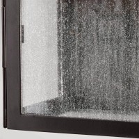 Latarnia naścienna Kendal - 2 źródła światła - Postarzany brąz