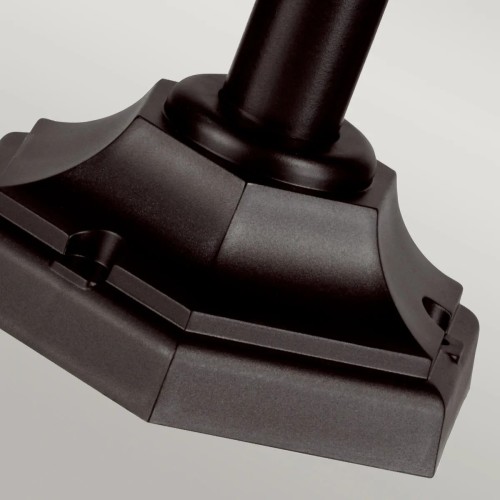 Latarnia słupkowa Kerry - 1 źródło światła - Czarny