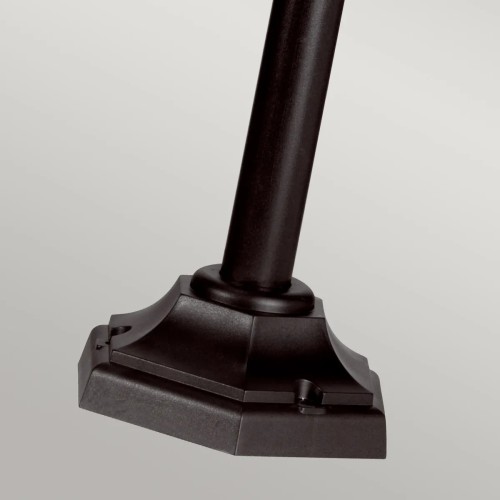 Latarnia uliczna Kerry - 1 źródło światła - Czarny