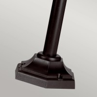 Latarnia uliczna Kerry - 1 źródło światła - Czarny