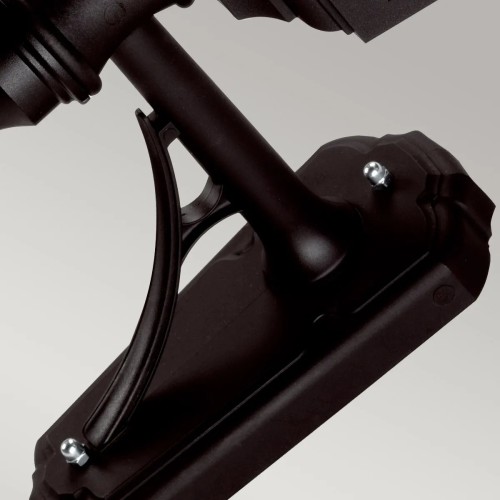 Latarnia naścienna Kerry - 1 źródło światła - Czarny