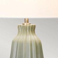 Lampa stołowa Kew - 1 źródło światła - Zielony