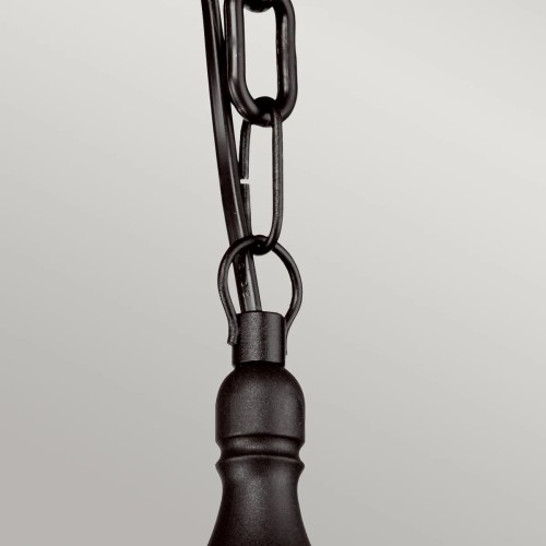 Latarnia wisząca Kinsale - 1 źródło światła - Czarny