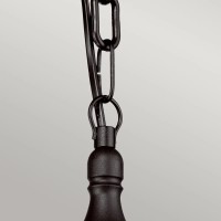 Latarnia wisząca Kinsale - 1 źródło światła - Czarny