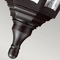 Latarnia wisząca Kinsale - 1 źródło światła - Czarny