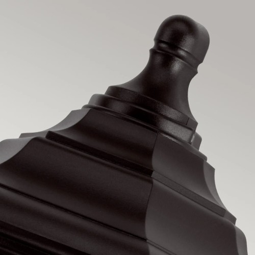 Plafon ogrodowy Kinsale - 1 źródło światła - Czarny