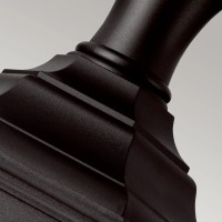 Latarnia cokołowa Kinsale - 1 źródło światła - Czarny