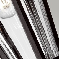 Latarnia cokołowa Kinsale - 1 źródło światła - Czarny