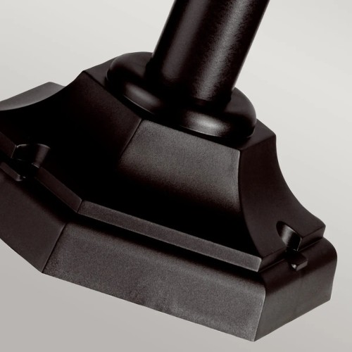 Latarnia słupkowa Kinsale - 1 źródło światła - Czarny