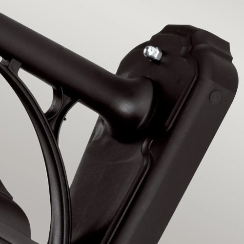 Latarnia naścienna Kinsale - 1 źródło światła - Czarny