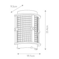 Kinkiet Ahrendale - 1 źródło światła - Antyczne żelazo