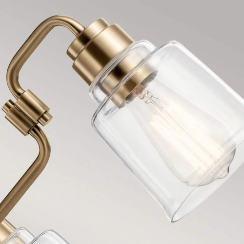 Żyrandol Aivian - 3 źródła światła - Postarzany mosiądz