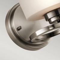 Kinkiet Aleeka - 1 źródło światła - Pewter