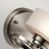 Kinkiet Aleeka - 1 źródło światła - Pewter