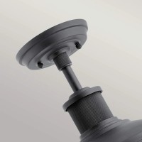 Latarnia wisząca Allenbury - 1 źródło światła - Teksturowana czerń