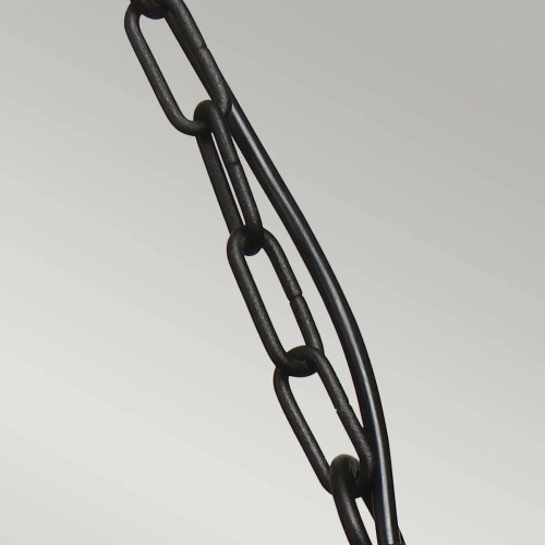 Latarnia wisząca Klampenborg - 1 źródło światła - Czarny