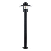 Słupek ogrodowy Klampenborg - 1 źródło światła - Czarny