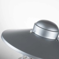 Latarnia cokołowa Klampenborg - 1 źródło światła - Srebrny