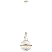 Lampa wisząca Aster - 3 źródła światła - Polerowany nikiel