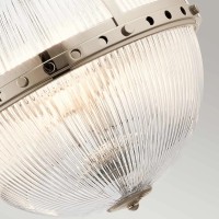 Lampa wisząca Aster - 3 źródła światła - Polerowany nikiel