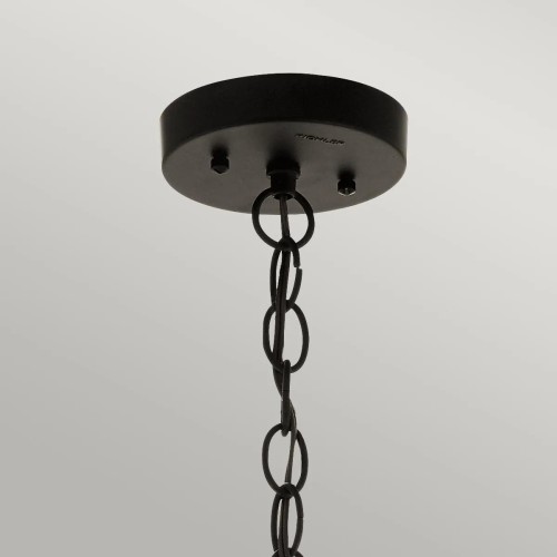 Latarnia wisząca Beacon Square - 1 źródło światła - Postarzany brąz