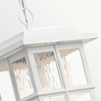 Latarnia wisząca Beacon Square - 1 źródło światła - Biały