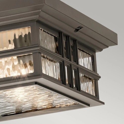 Plafon Beacon Square - 2 źródła światła - Postarzany brąz