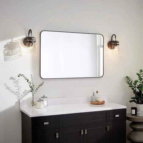 Kinkiet Brinley - 1 źródło światła - Postarzany brąz