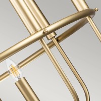 Żyrandol Capitol Hill - 12 źródeł światła - Naturalny mosiądz