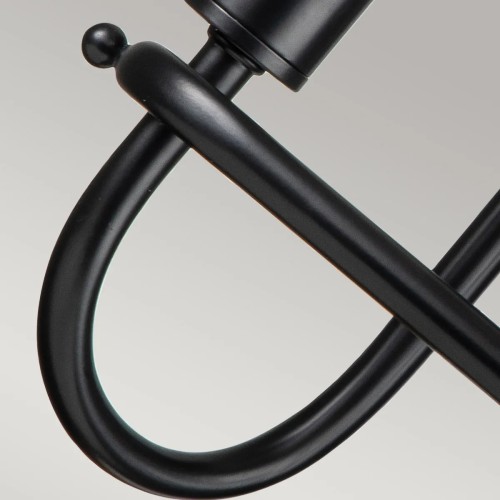 Kinkiet Capitol Hill - 2 źródła światła - Czarny