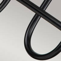 Kinkiet Capitol Hill - 2 źródła światła - Czarny