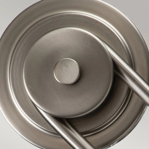 Kinkiet Capitol Hill - 2 źródła światła - Szczotkowany nikiel