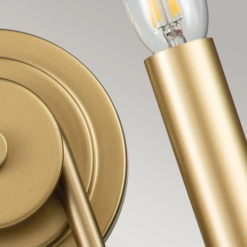 Kinkiet Capitol Hill - 2 źródła światła - Naturalny mosiądz