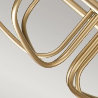 Żyrandol Capitol Hill - 6 źródeł światła - Naturalny mosiądz