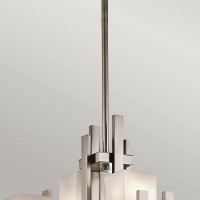 Żyrandol City Lights - 7 źródeł światła - Pewter