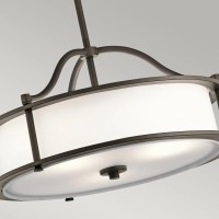 Lampa wisząca Emory - 3 źródła światła - Postarzany brąz